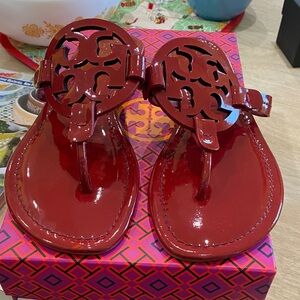 Tory Burch Miller Red Sandals